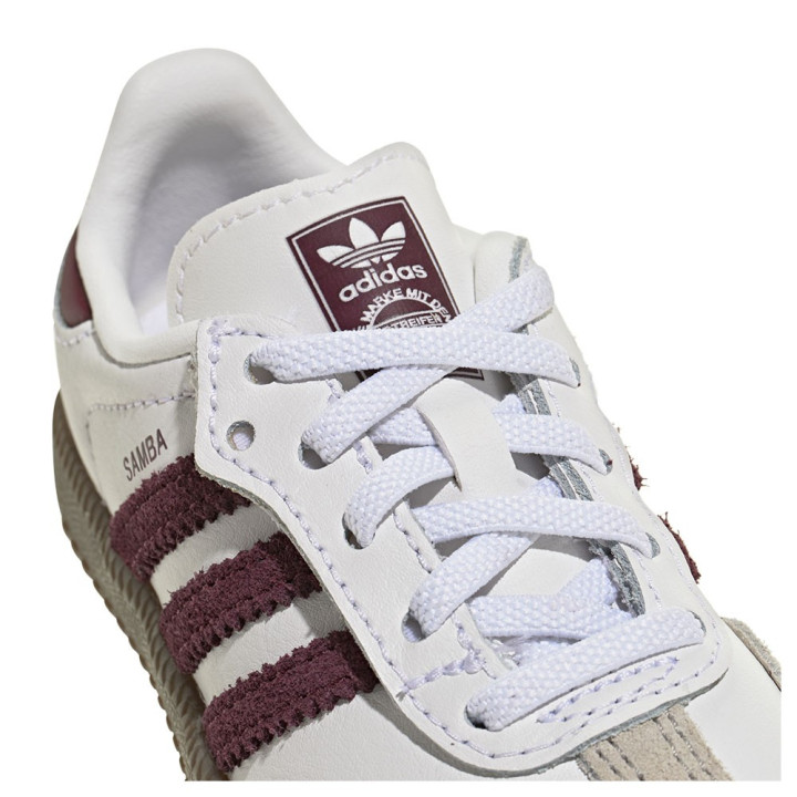 ADIDAS Originals Samba Td Bianco Bordo' - Sneakers Bambino