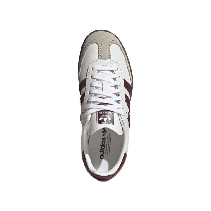 ADIDAS Originals Samba Gs Bianco Bordo' - Sneakers Bambino