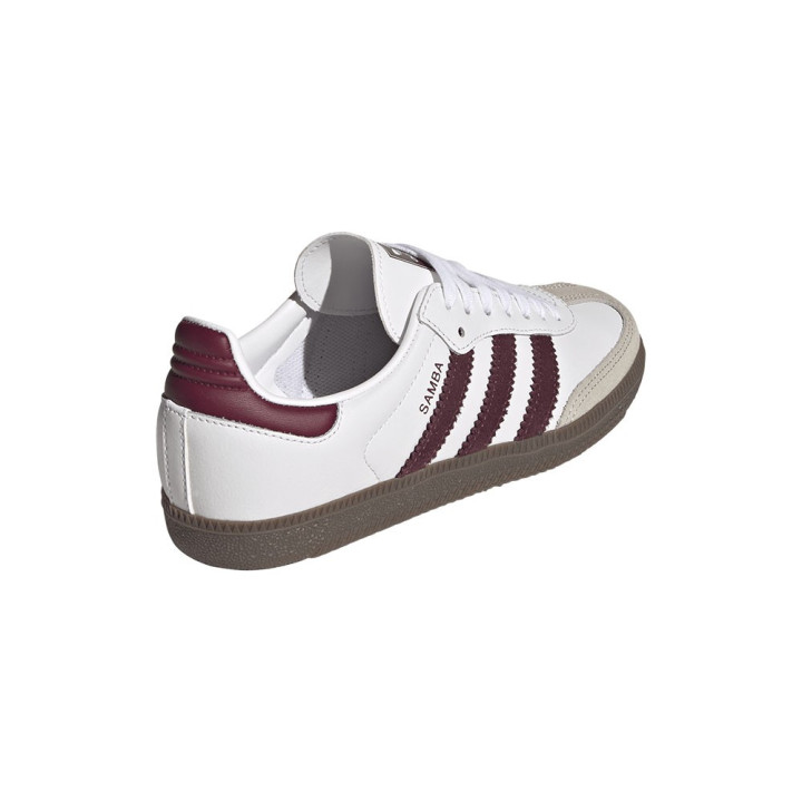 ADIDAS Originals Samba Gs Bianco Bordo' - Sneakers Bambino