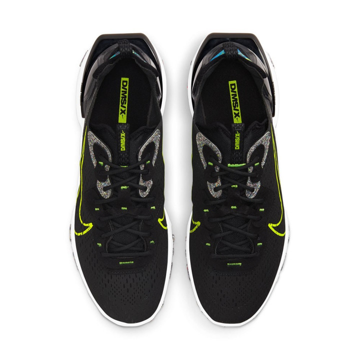 Nike React Vision Nero Volt - Sneakers Uomo