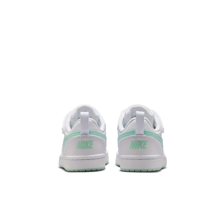 Nike Court Borough Low Ps Bianco Verde - Sneakers Bambino