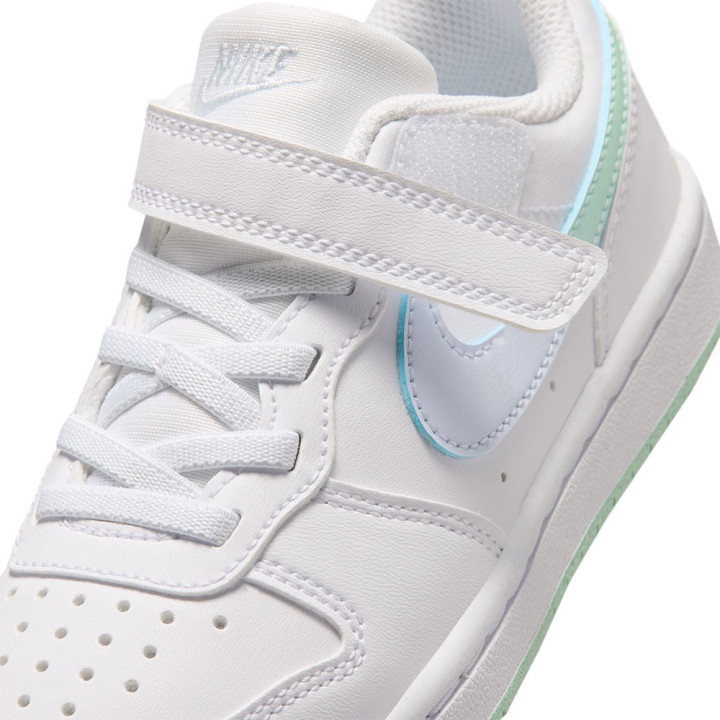 Nike Court Borough Low Ps Bianco Verde - Sneakers Bambino