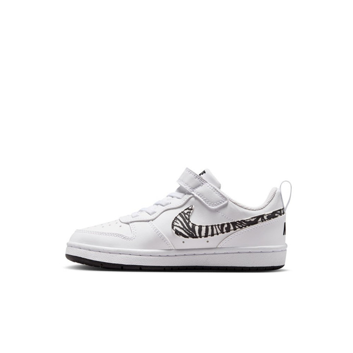 Nike Court Borough Low Recraft Ps Bianco Maculato - Sneakers Bambina