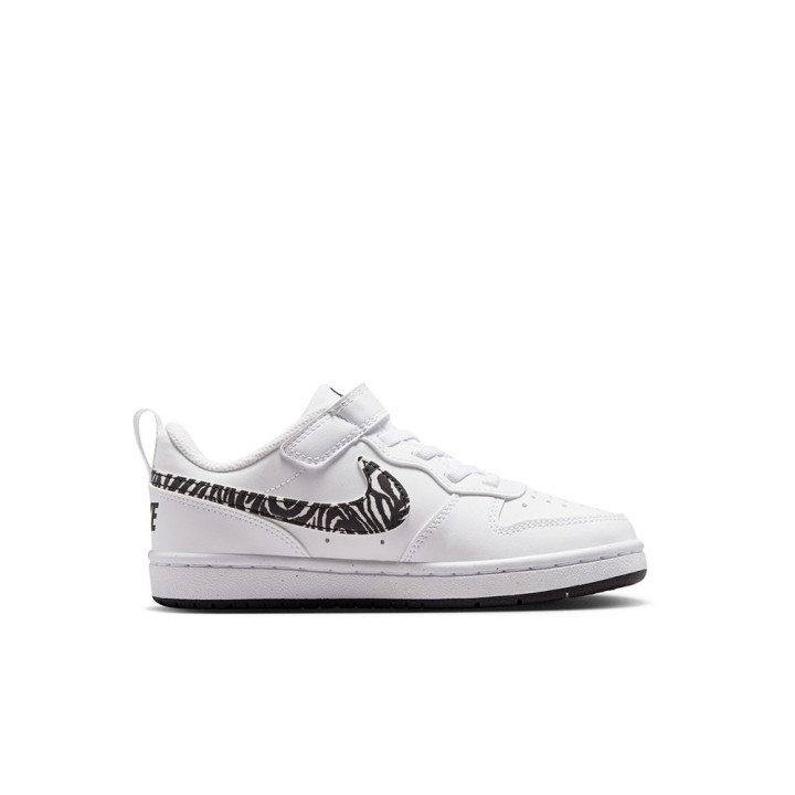 Nike Court Borough Low Recraft Ps Bianco Maculato - Sneakers Bambina