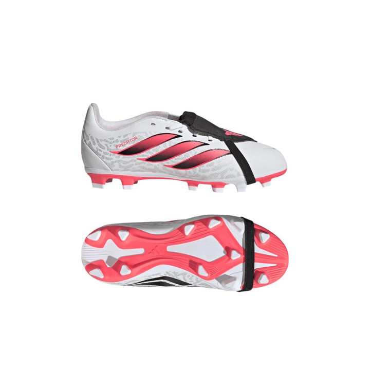 ADIDAS Predator Club Ft Fg Mg Bianco Rosso - Scarpe Da Calcio Bambino