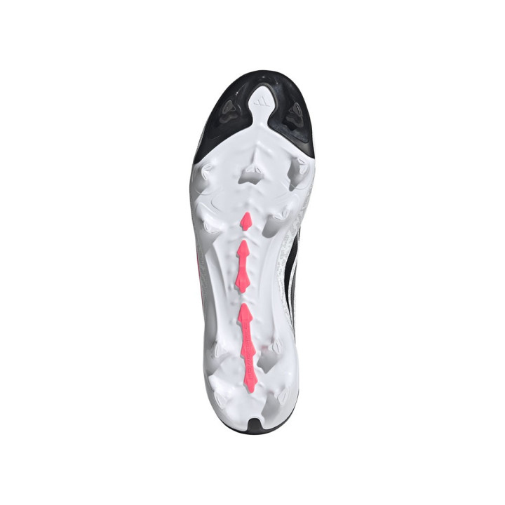 ADIDAS Predator League Ll Fg Bianco Rosso - Scarpe Da Calcio Uomo
