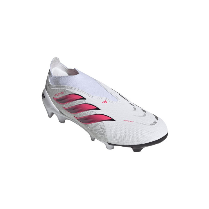 ADIDAS Predator League Ll Fg Bianco Rosso - Scarpe Da Calcio Uomo