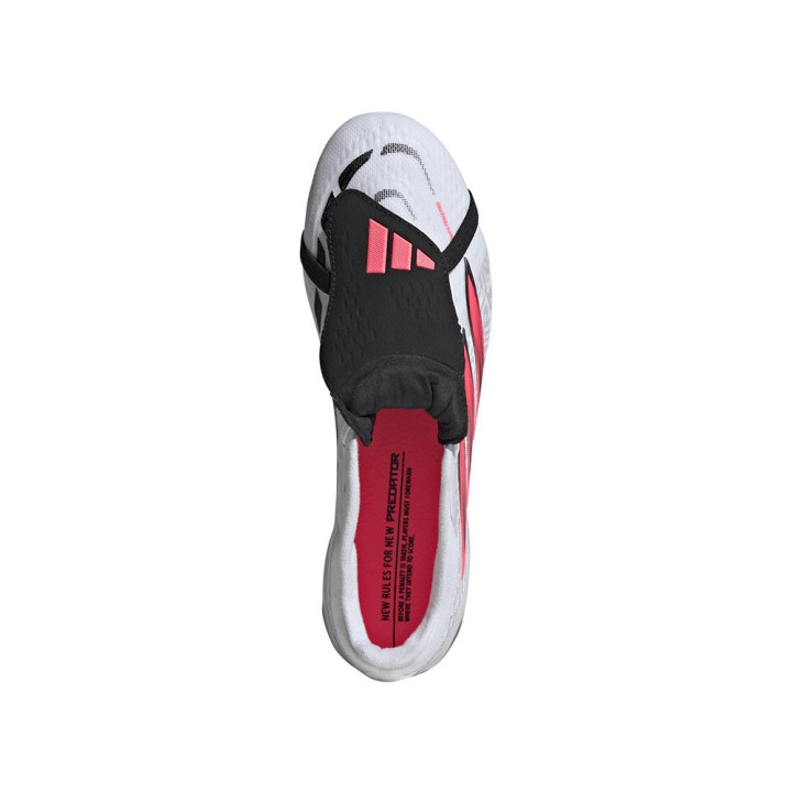 ADIDAS Predator Pro Ft Ag Bianco Rosso - Scarpe Da Calcio Uomo