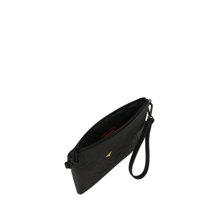 Sprayground Borsa Clutch Out Embossed Tooth Nero