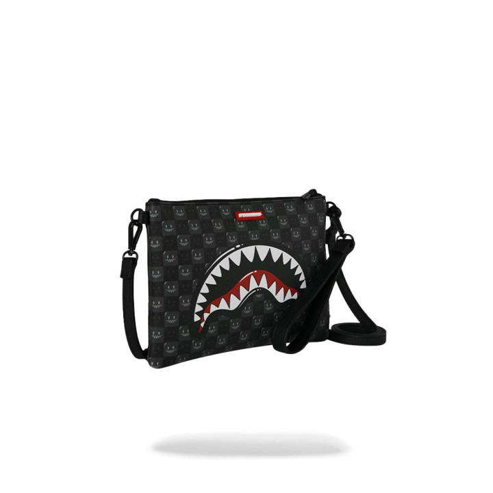 Sprayground Borsa Clutch Sharks In Paris Nero