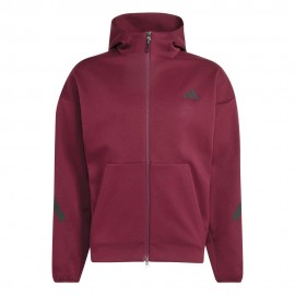 Z.N.E Felpa Palestra Full Zip Z.N.E bordeaux