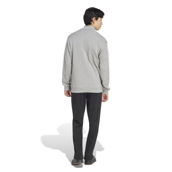 ADIDAS Tuta Sportiva Full Zip S Cappuccio Grigio Uomo
