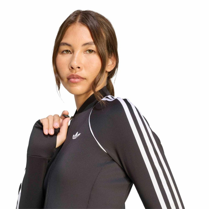 ADIDAS Superstar Felpa Palestra Full Zip Nero Donna