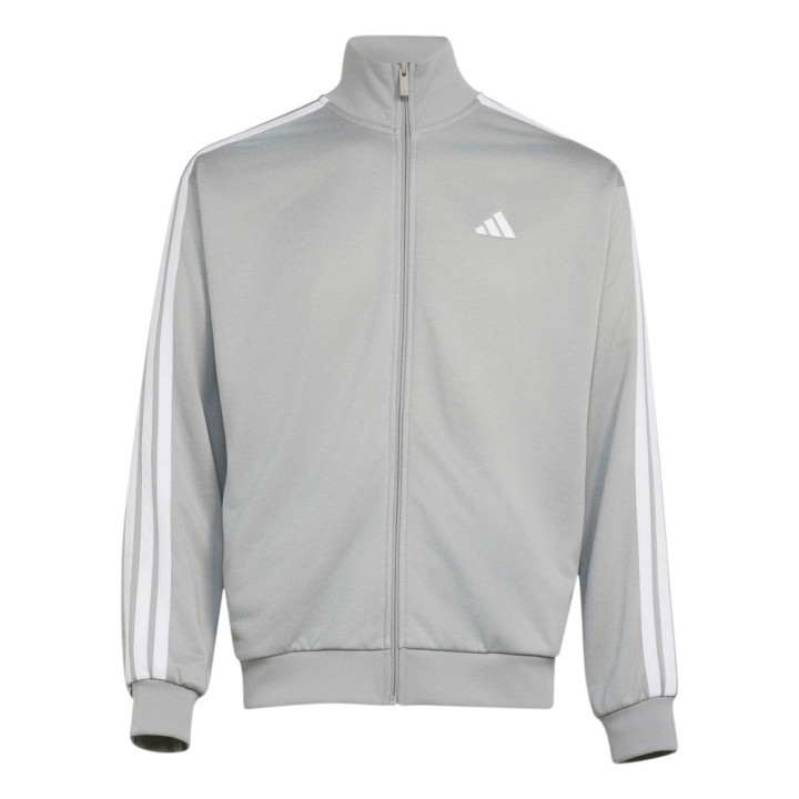 ADIDAS Tuta Sportiva Full Zip Tristripe Grigio Uomo