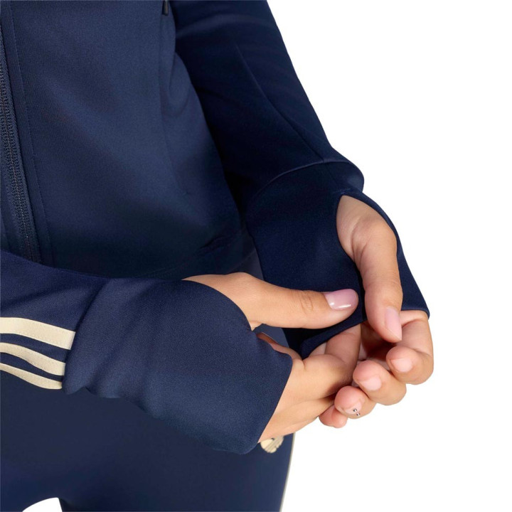 ADIDAS Superstar Felpa Palestra Full Zip Blu Donna