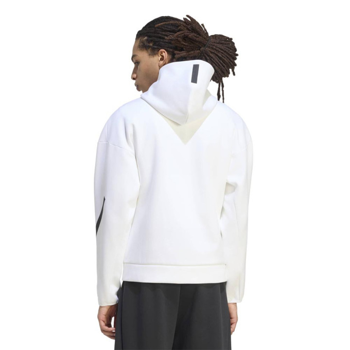 ADIDAS Z.N.E Felpa Palestra Full Zip Bianco Uomo