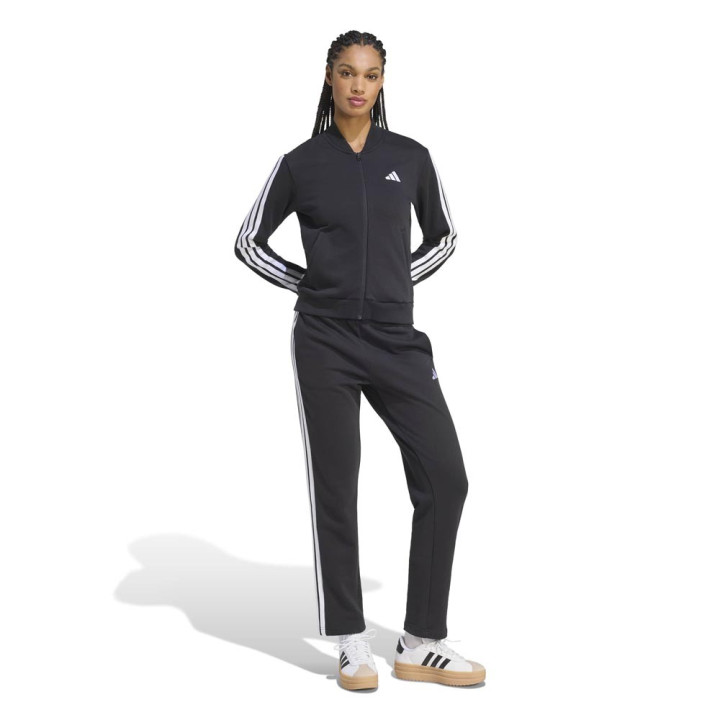 ADIDAS Tuta Sportiva Full Zip Triband Nero Donna