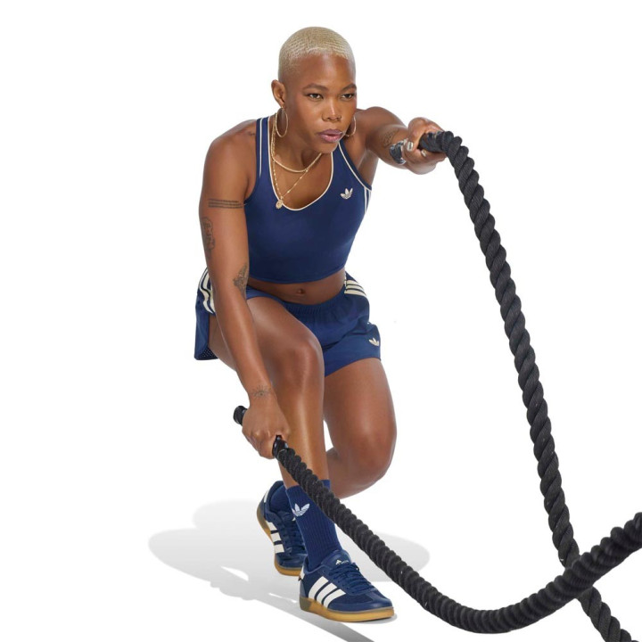 ADIDAS Top Palestra Blu Donna