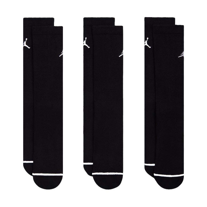 Nike Calza Tris Pack Jordan Everyday Nero Uomo