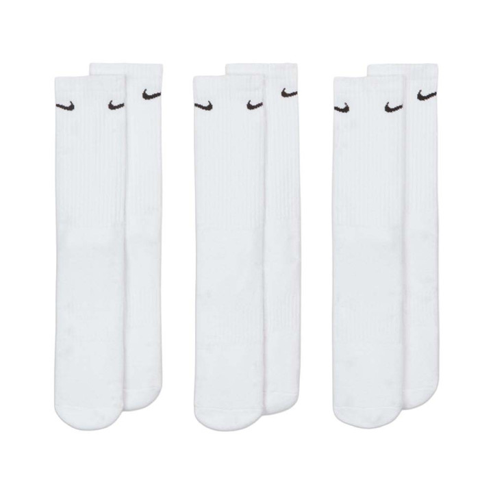 Nike Calza Tris Pack Everyday Cushioned Bianco Uomo