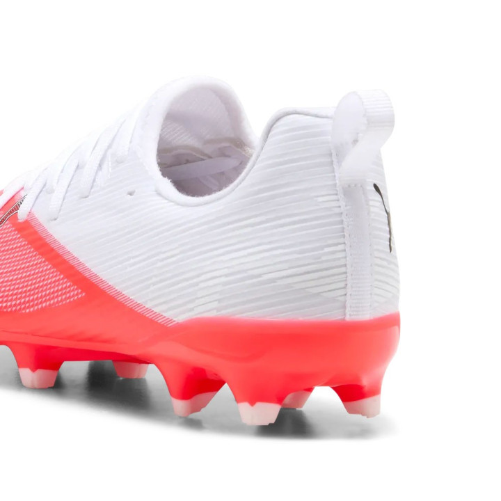 Puma Ultra 7 Match Fg Ag Bianco Rosso - Scarpe Da Calcio Bambino