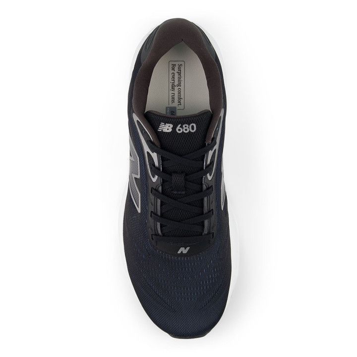 New Balance 520 V9 Nero Castelrock Argento - Scarpe Running Uomo