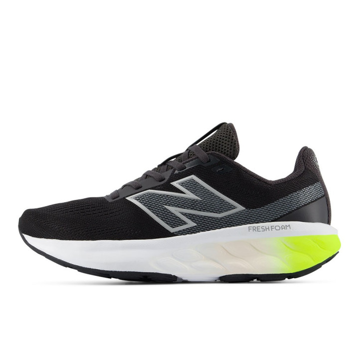 New Balance 520 V9 Nero Castelrock Argento - Scarpe Running Uomo