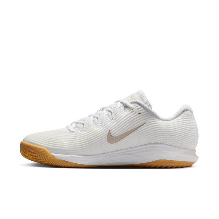 Nike Zoom Vapor 12 Clay Bianco Lt Orewood Brn-Summit - Scarpe Tennis Donna