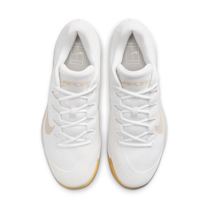 Nike Zoom Vapor 12 Clay Bianco Lt Orewood Brn-Summit - Scarpe Tennis Donna