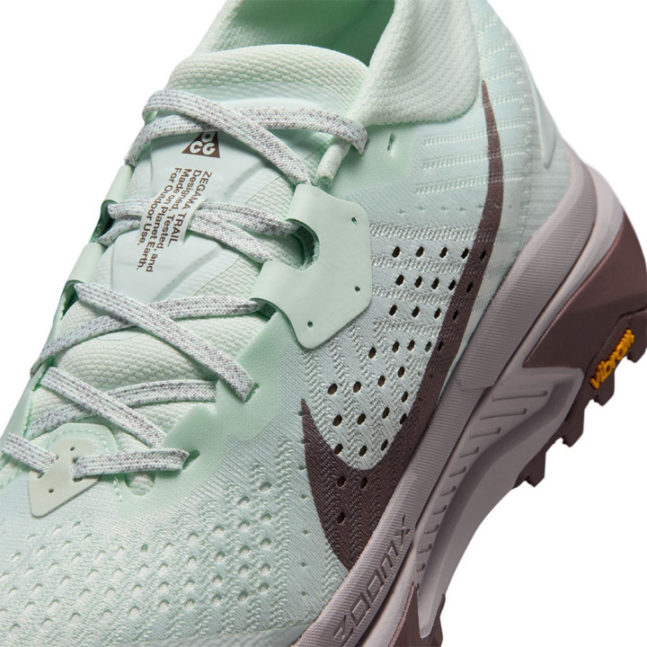 Nike Zegama Barley Verde Argento Lilac-Tattoo - Scarpa Trail Running Donna