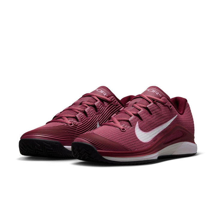 Nike Vapor 12 Clay Rosa Smoke Bianco - Scarpa Tennis Donna