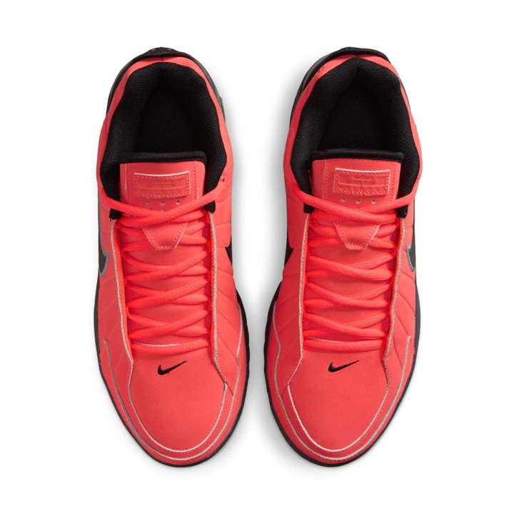 Nike Lebron Witness 9 Bright Crimson Nero-Smoke Grigio - Scarpe Basket Uomo
