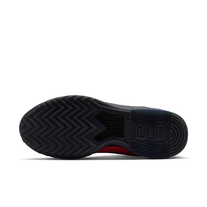 Nike Lebron Witness 9 Bright Crimson Nero-Smoke Grigio - Scarpe Basket Uomo