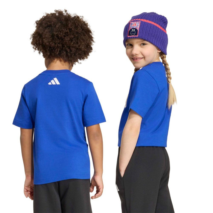 ADIDAS T-Shirt Palestra Minecraft Blu Bambino