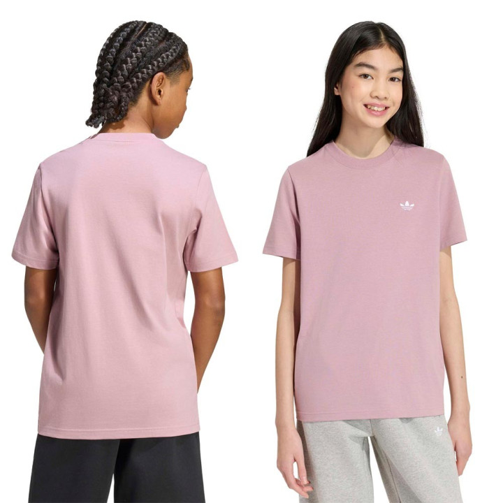ADIDAS Originals T-Shirt Palestra Logo Trefoil Rosa Bambina