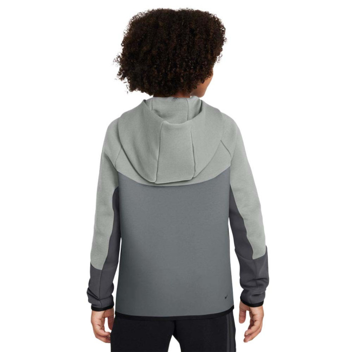 Nike Sportswear Tech Fleece Felpa Palestra Grigio Bambino