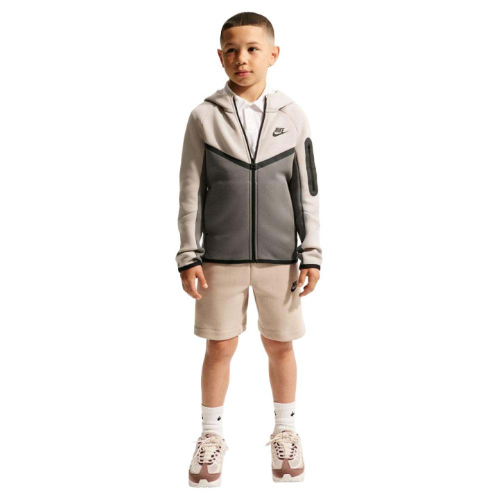 Nike Sportswear Tech Fleece Felpa Palestra Moro Bambino