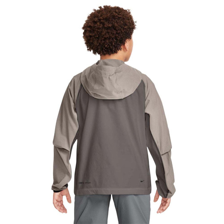 Nike Tech Felpa Palestra Tech Fleece Beige Bambino