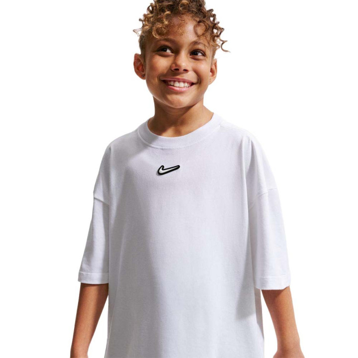 Nike Sportswear T-Shirt Palestra Over Bianco Bambina