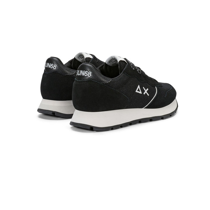 Sun 68 Ally New Glitter Nero Bianco - Sneakers Donna
