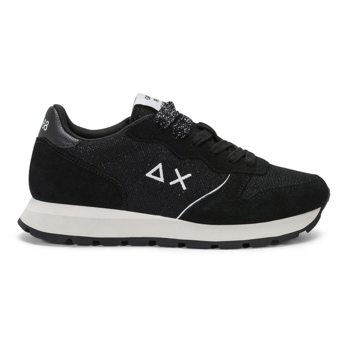 Sun 68 Ally New Glitter Nero Bianco - Sneakers Donna