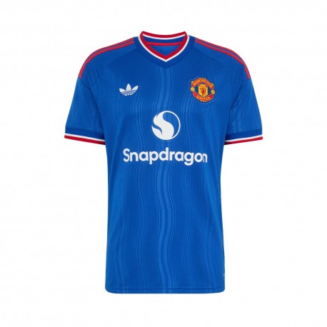 ADIDAS Maglia Calcio Mufc Away 26 27 Blu Uomo