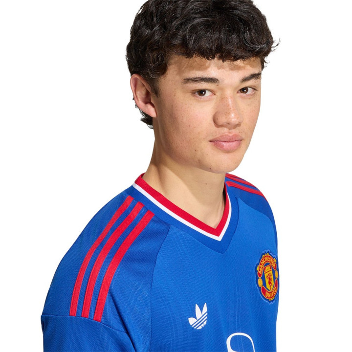 ADIDAS Maglia Calcio Mufc Away 26 27 Blu Uomo