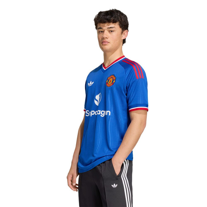 ADIDAS Maglia Calcio Mufc Away 26 27 Blu Uomo