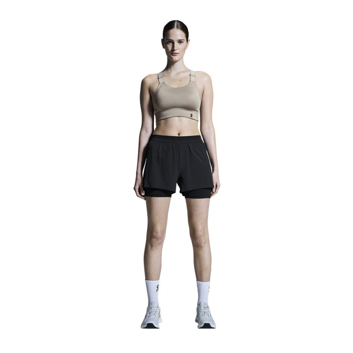 On Pantaloncini Running Performance Lumos Nero Eclipse Donna