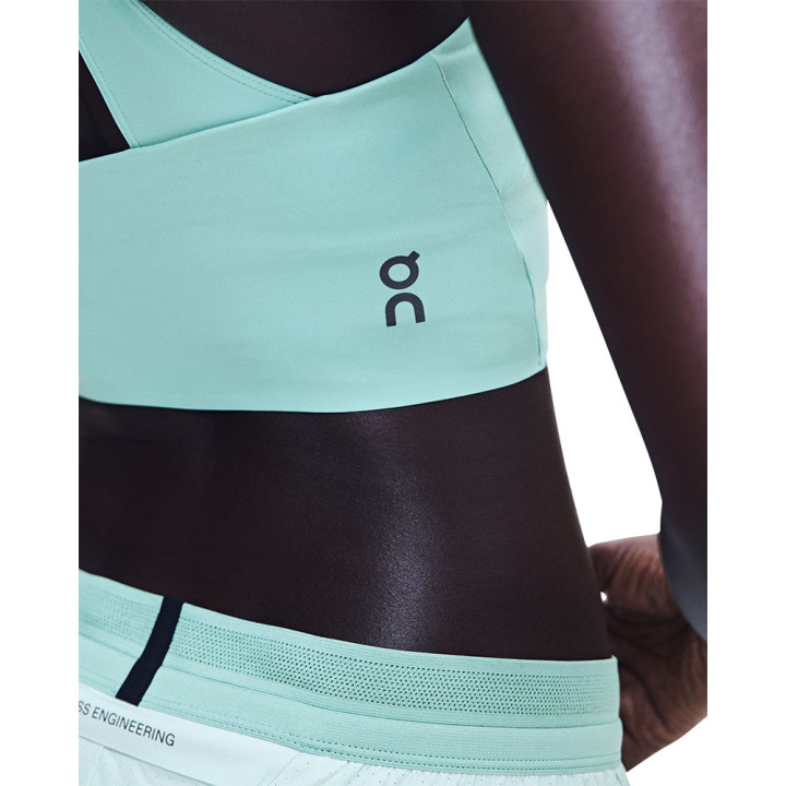On Performance Crop Aquamarine Donna