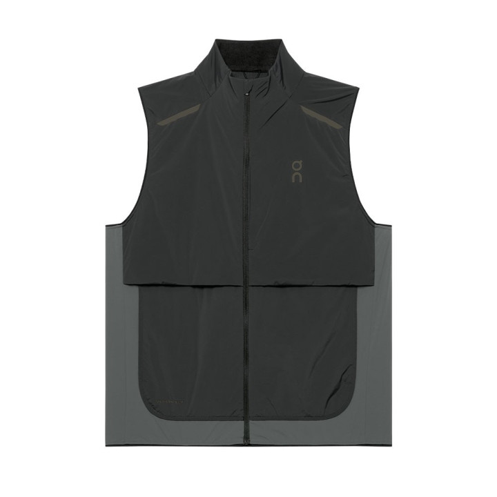 On Gilet Running Weather Nero Eclipse Uomo