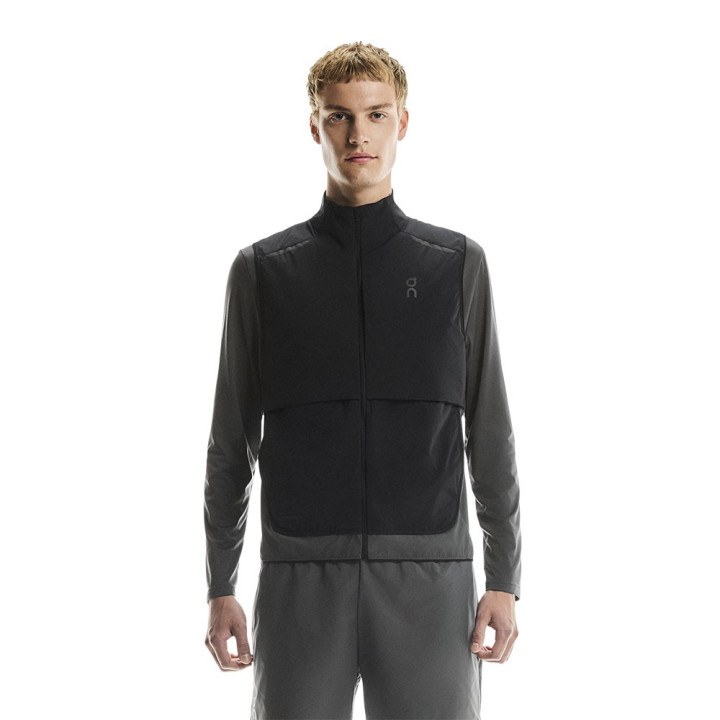 On Gilet Running Weather Nero Eclipse Uomo