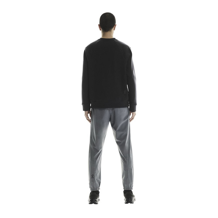 On Maglia Running Focus Tech Crew Nero Uomo