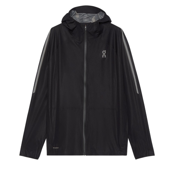 On Giacca Running Performance Nero Uomo